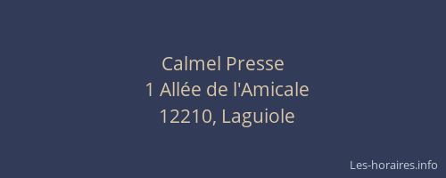 Calmel Presse