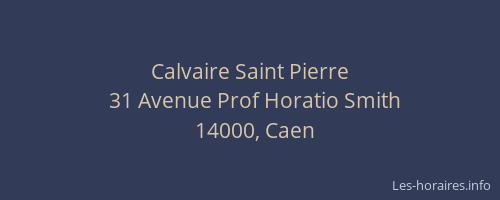 Calvaire Saint Pierre