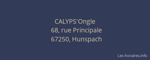 CALYPS'Ongle