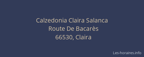 Calzedonia Claira Salanca