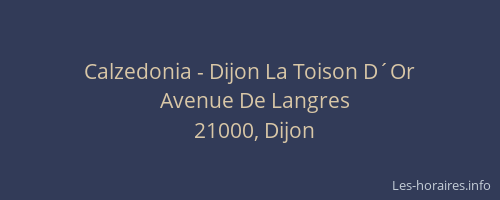 Calzedonia - Dijon La Toison D´Or