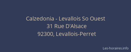 Calzedonia - Levallois So Ouest