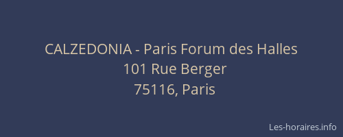 CALZEDONIA - Paris Forum des Halles