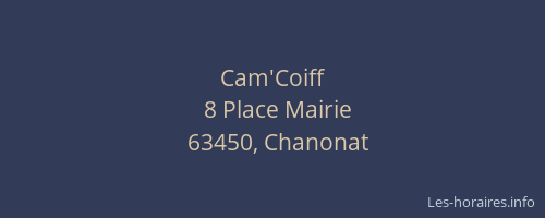 Cam'Coiff
