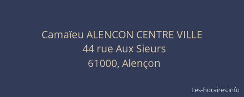 Camaïeu ALENCON CENTRE VILLE