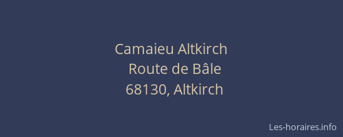 Camaieu Altkirch
