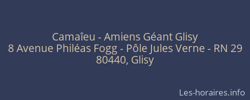 Camaîeu - Amiens Géant Glisy