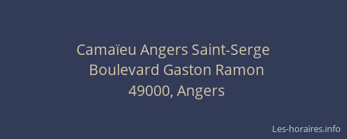 Camaïeu Angers Saint-Serge