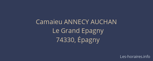 Camaieu ANNECY AUCHAN