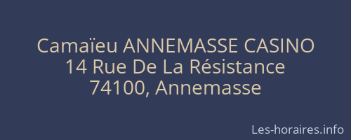 Camaïeu ANNEMASSE CASINO