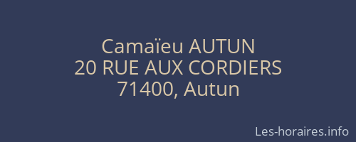 Camaïeu AUTUN