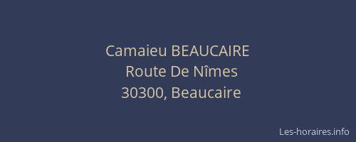 Camaieu BEAUCAIRE