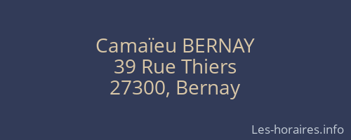 Camaïeu BERNAY