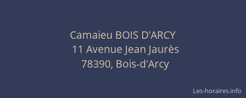 Camaieu BOIS D'ARCY