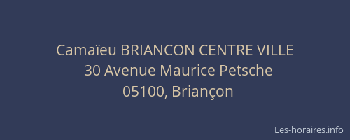 Camaïeu BRIANCON CENTRE VILLE