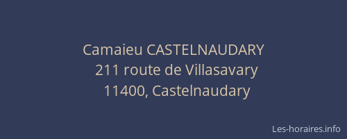 Camaieu CASTELNAUDARY