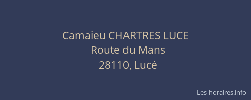 Camaieu CHARTRES LUCE