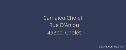 Camaïeu Cholet