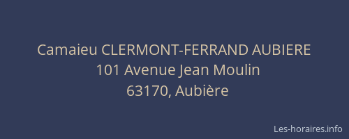 Camaieu CLERMONT-FERRAND AUBIERE