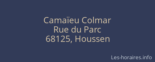 Camaïeu Colmar