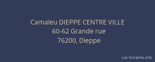 Camaïeu DIEPPE CENTRE VILLE