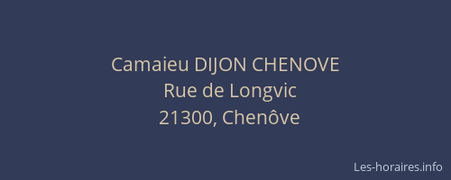 Camaieu DIJON CHENOVE