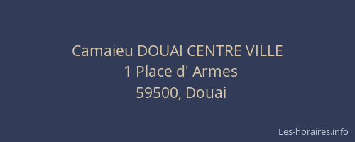 Camaieu DOUAI CENTRE VILLE