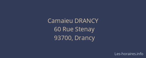Camaieu DRANCY