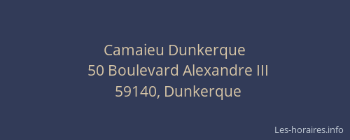 Camaieu Dunkerque