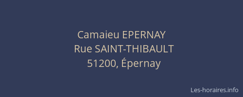 Camaieu EPERNAY