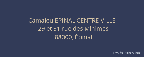 Camaieu EPINAL CENTRE VILLE