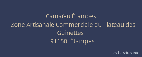 Camaïeu Étampes