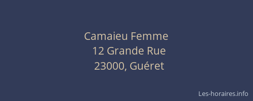 Camaieu Femme