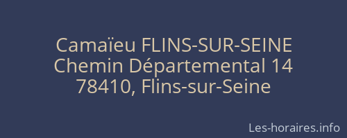Camaïeu FLINS-SUR-SEINE