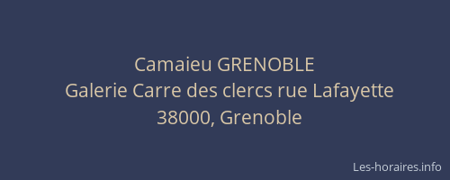 Camaieu GRENOBLE