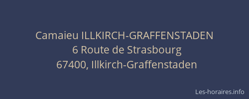 Camaieu ILLKIRCH-GRAFFENSTADEN