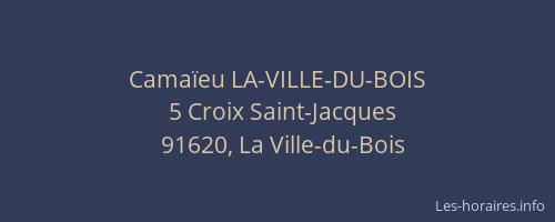 Camaïeu LA-VILLE-DU-BOIS