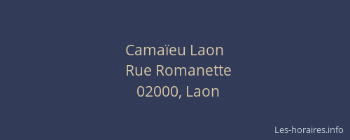Camaïeu Laon