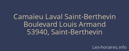 Camaïeu Laval Saint-Berthevin