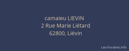 camaieu LIEVIN