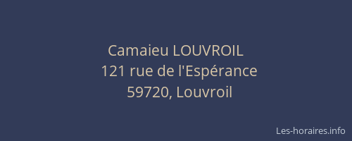 Camaieu LOUVROIL