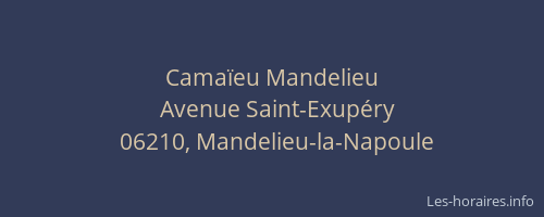 Camaïeu Mandelieu