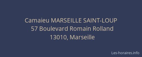 Camaieu MARSEILLE SAINT-LOUP