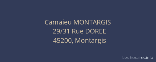 Camaieu MONTARGIS