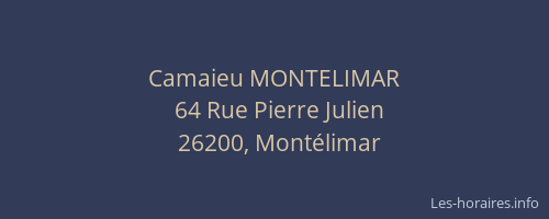 Camaieu MONTELIMAR