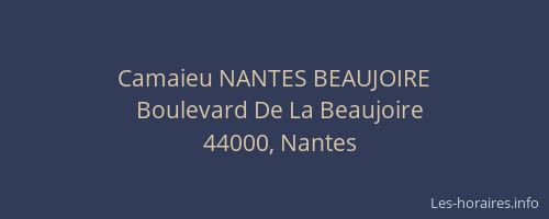 Camaieu NANTES BEAUJOIRE