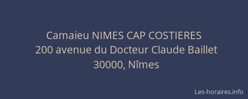 Camaieu NIMES CAP COSTIERES