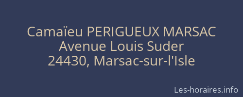 Camaïeu PERIGUEUX MARSAC