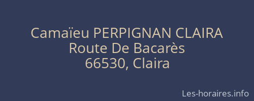 Camaïeu PERPIGNAN CLAIRA