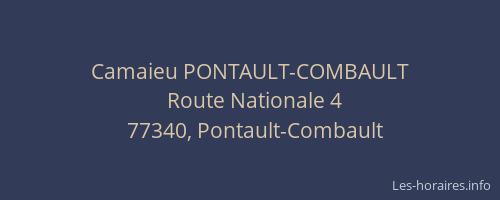 Camaieu PONTAULT-COMBAULT